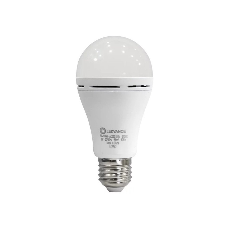 LED Pirn RECHARGEABLE A60 E27/8W/230V 2700K - Ledvance