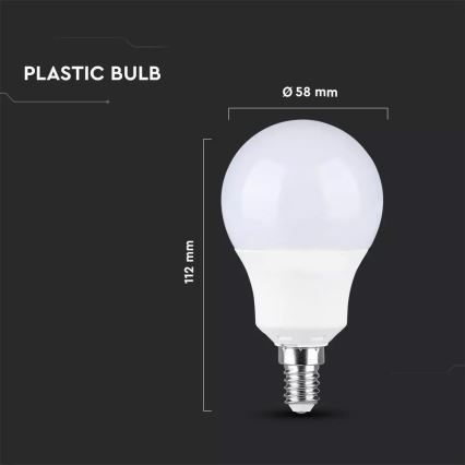 LED Pirn SAMSUNG CHIP A60 E14/9W/230V 3000K