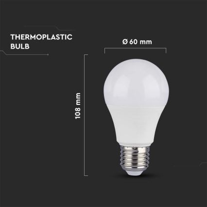LED Pirn SAMSUNG CHIP A60 E27/8,5W/230V 4000K