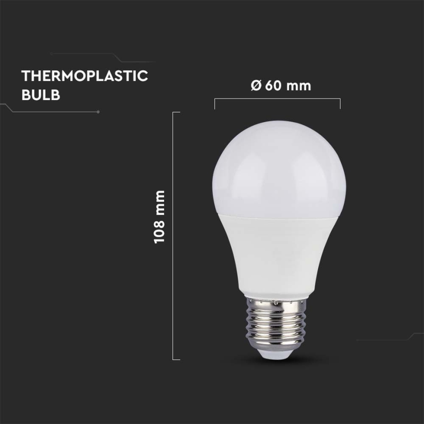 LED Pirn SAMSUNG CHIP A60 E27/8,5W/230V 4000K