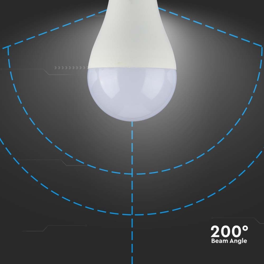 LED Pirn SAMSUNG CHIP A65 E27/17W/230V 3000K