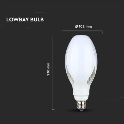 LED Pirn SAMSUNG CHIP E27/36W/230V 6500K