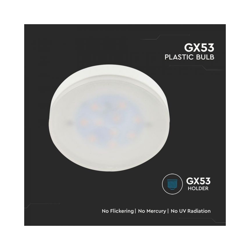 LED Pirn SAMSUNG CHIP GX53/6,4W/230V 3000K