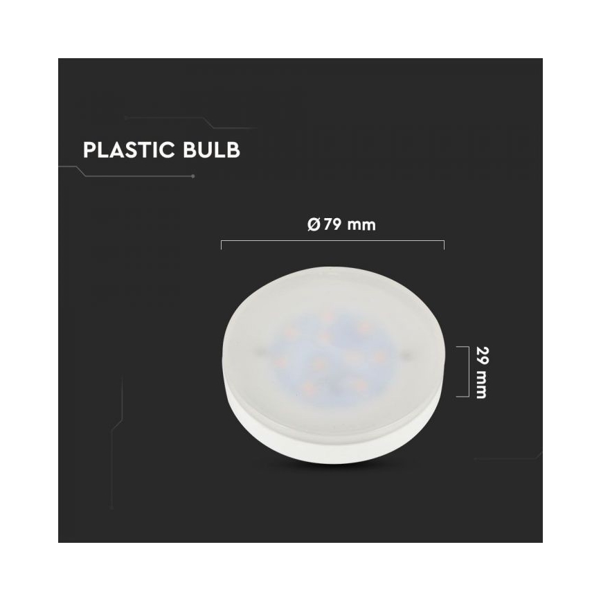 LED Pirn SAMSUNG CHIP GX53/6,4W/230V 3000K