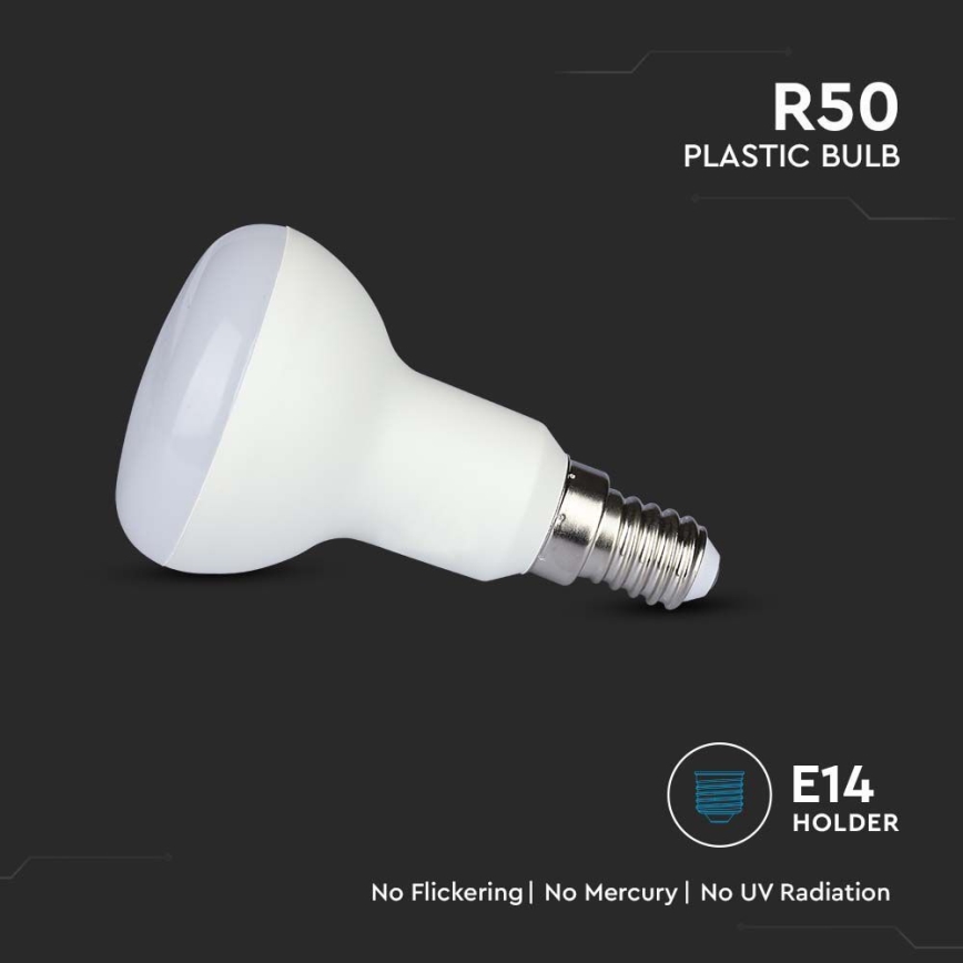 LED Pirn SAMSUNG CHIP R50 E14/4,8W/230V 3000K