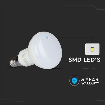 LED Pirn SAMSUNG CHIP R50 E14/4,8W/230V 6500K
