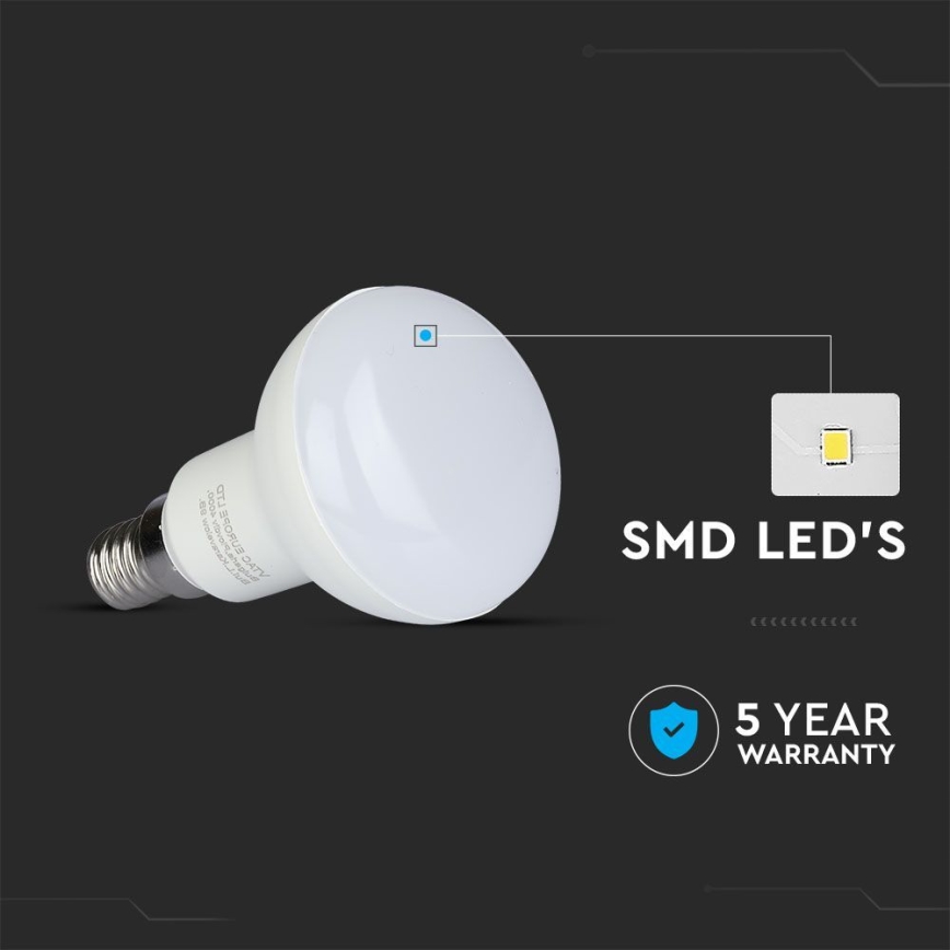 LED Pirn SAMSUNG CHIP R50 E14/4,8W/230V 6500K
