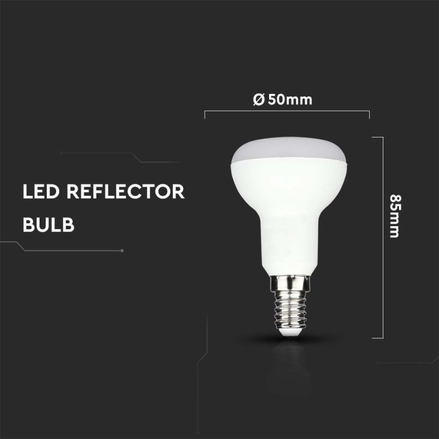 LED Pirn SAMSUNG CHIP R50 E14/4,8W/230V 6500K