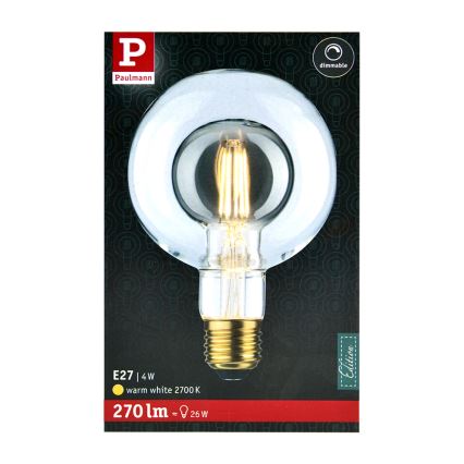 LED Pirn SHAPE G95 E27/4W/230V 2700K - Paulmann 28766