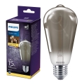 LED Pirn SMOKY VINTAGE Philips ST64 E27/2.3W/230V 2,700K