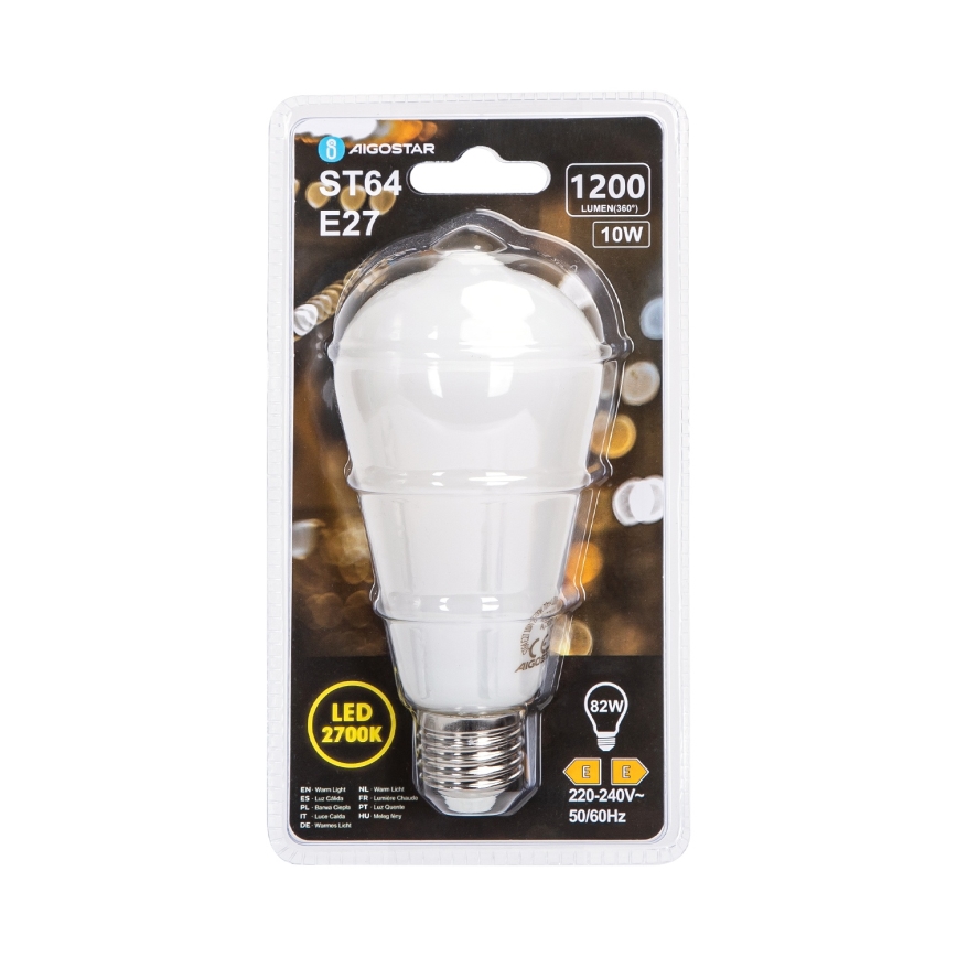 LED-pirn ST64 E27/10W/230V 320° 2700K - Aigostar
