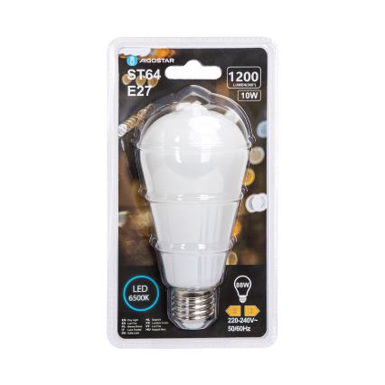 LED-pirn ST64 E27/10W/230V 6500K - Aigostar