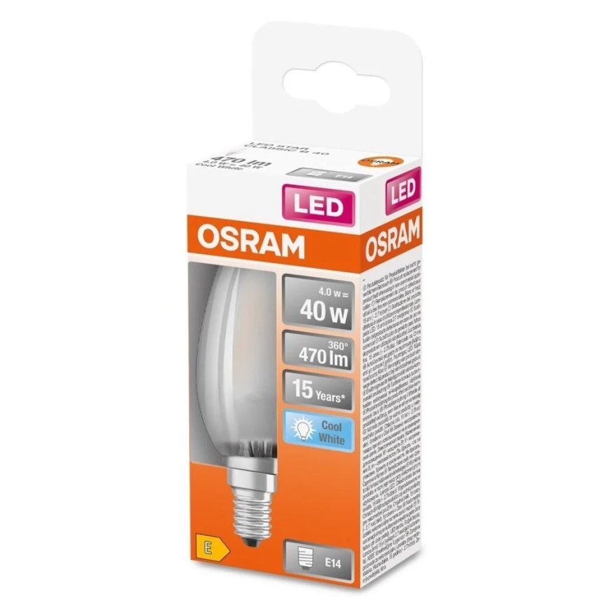 LED Pirn STAR B40 E14/4W/230V 4000K - Osram