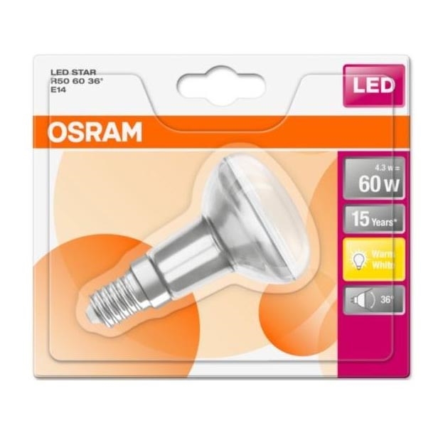 LED Pirn STAR E14/4,3W/230V 2700K - Osram