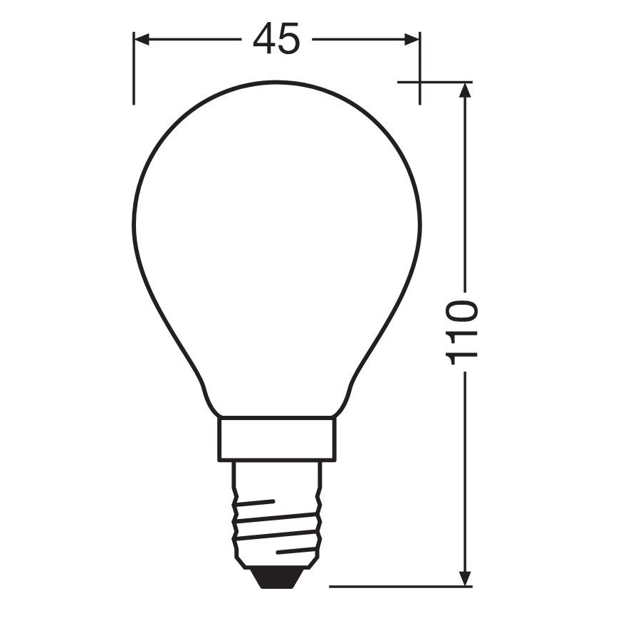 LED Pirn STAR E14/6,5W/230V 2700K - Osram