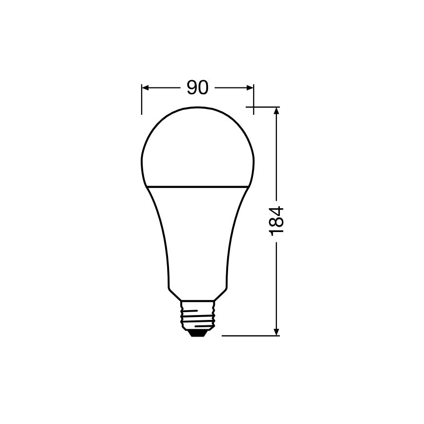 LED Pirn STAR E27/24,9W/230V 2700K - Osram