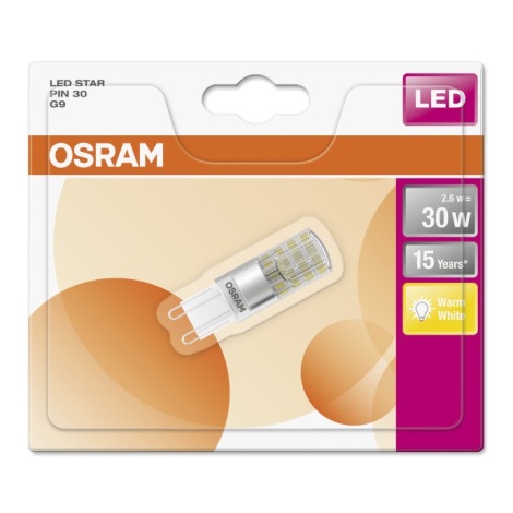 LED Pirn STAR G9/2,6W/230V 2700K - Osram