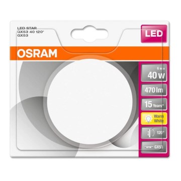 LED Pirn STAR GX53/6W/230V 4000K - Osram