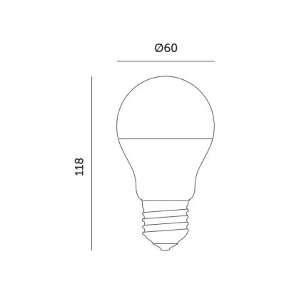 LED Pirn taimekasvatuseks PLANTY E27/11W/230V 1200K valge