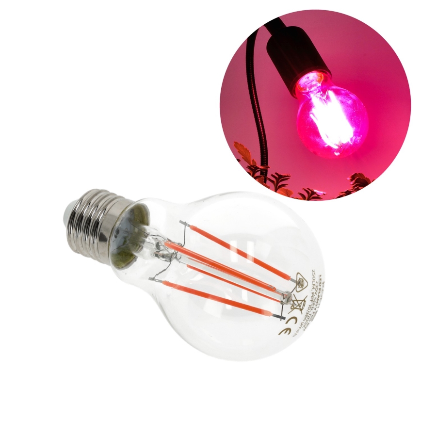 LED Pirn taimekasvatuseks PLANTY E27/8W/230V 1200K