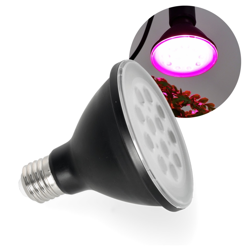 LED Pirn taimekasvatuseks VITABLOOM E27/9W/230V 1200K must - Brilagi