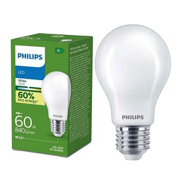 LED-pirn ULTRAEFFICIENT Philips A60 E27/4W/230V 3000K