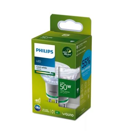 LED-pirn ULTRAEFFICIENT Philips PAR16 GU10/2,1W/230V 4000K