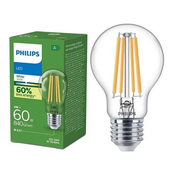 LED-pirn ULTRAEFFICIENT VINTAGE Philips A60 E27/4W/230V 3000K