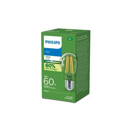 LED-pirn ULTRAEFFICIENT VINTAGE Philips A60 E27/4W/230V 3000K