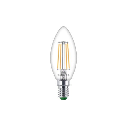 LED Pirn ULTRAEFFICIENT VINTAGE Philips B35 E14/1,2W/230V 2700K