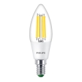 LED-pirn ULTRAEFFICIENT VINTAGE Philips B35 E14/2,3W/230V 4000K