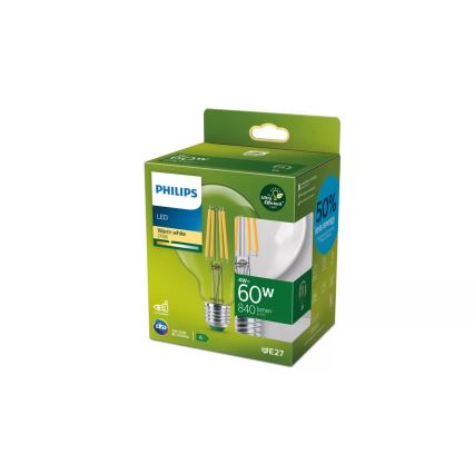 LED-pirn ULTRAEFFICIENT VINTAGE Philips G95 E27/4W/230V 2700K