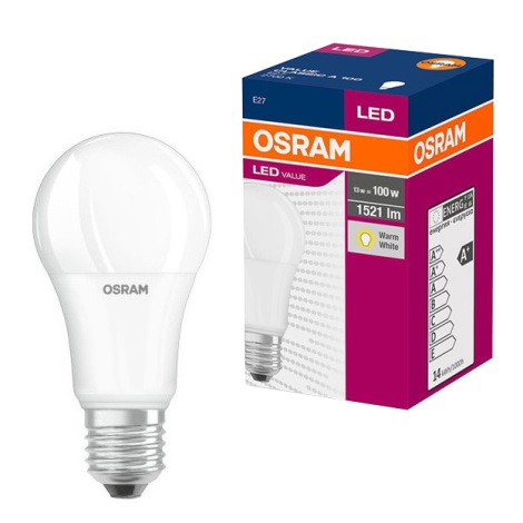 LED Pirn VALUE A60 E27/13W/230V 2700K - Osram