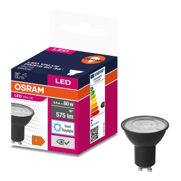 LED Pirn VALUE PAR16 GU10/6,9W/230V 4000K 36° must - Osram