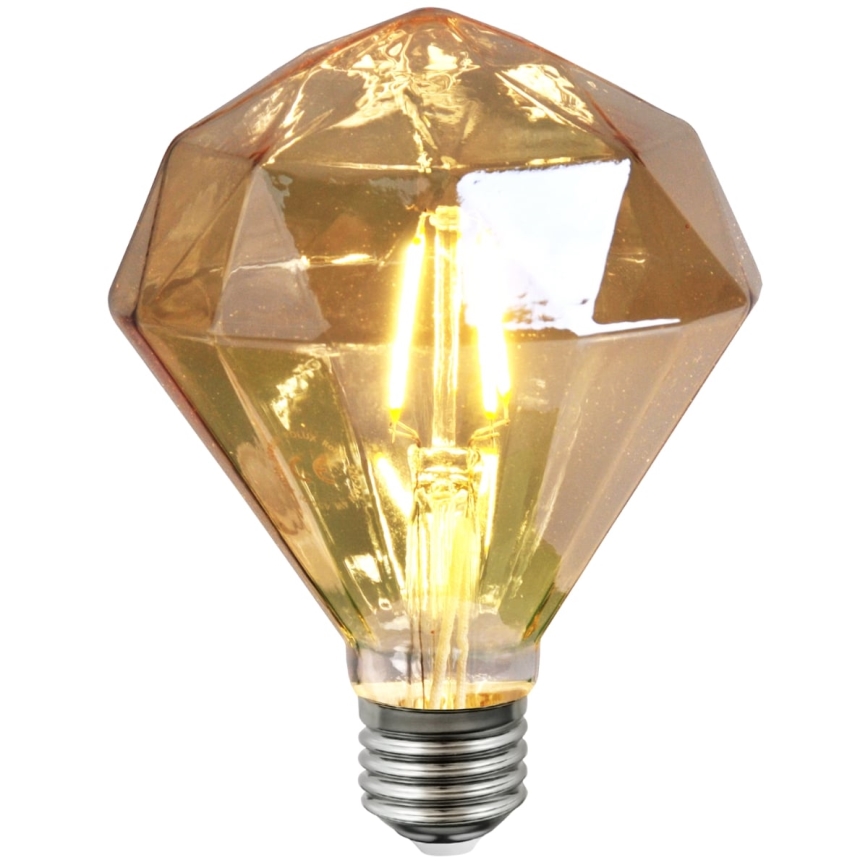 LED Pirn VINTAGE AMBER E27/4W/230V 2700K