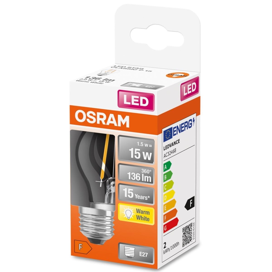 LED Pirn VINTAGE E27/1,5W/230V 2700K - Osram