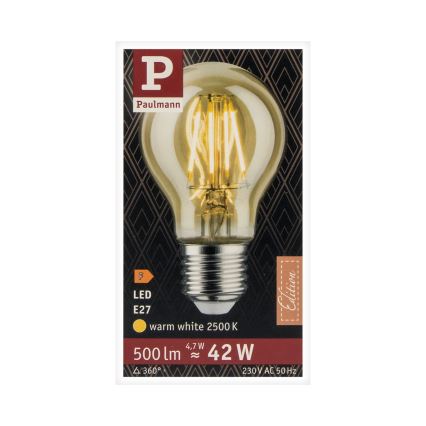 LED Pirn VINTAGE E27/4,7W 2500K - Paulmann 28714