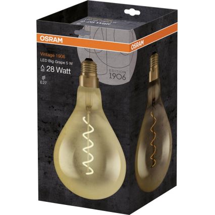 LED-pirn VINTAGE E27/5W/230V - Osram