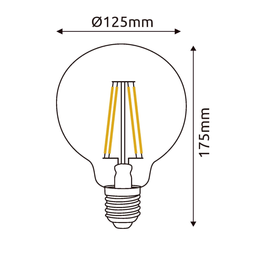 LED Pirn E27/7W/230V 4000K - Globo
