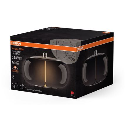 LED Pirn VINTAGE FILAMENT E27/4W/230V 1800K suitsutatud - Osram