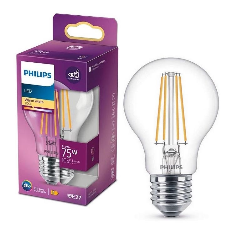 LED Pirn VINTAGE Philips A60 E27/8,5W/230V 2700K