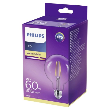 LED Pirn VINTAGE Philips E27/7W/230V 2700K