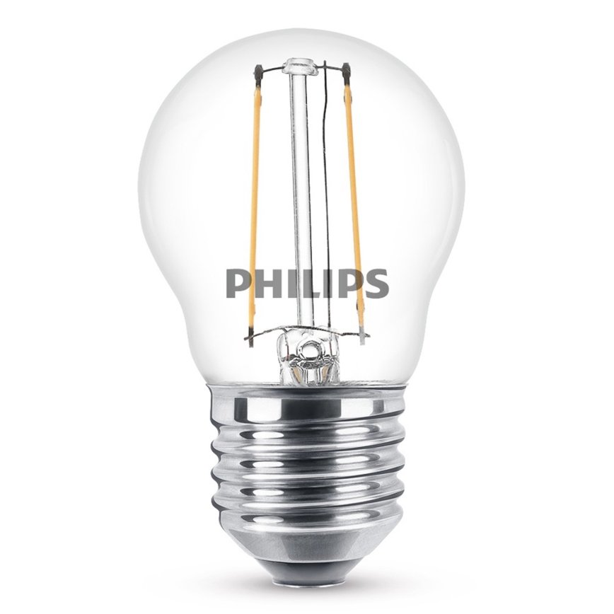 LED Pirn VINTAGE Philips P45 E27/2W/230V 2700K