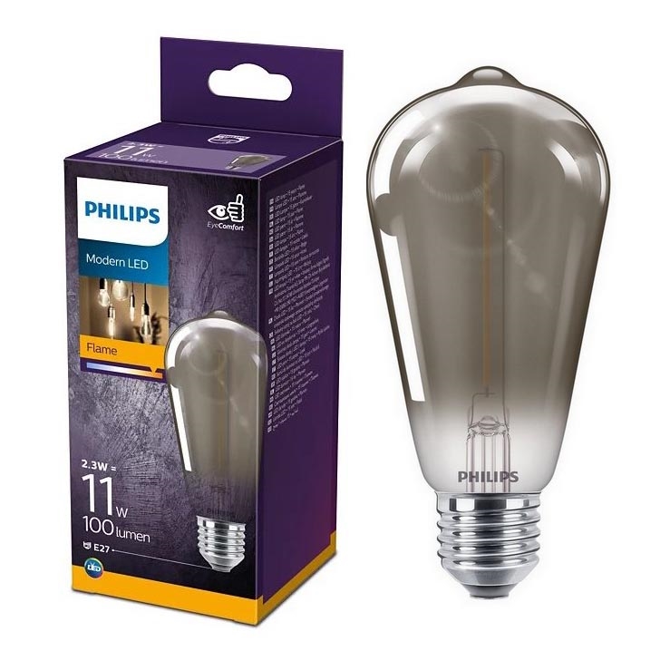 LED Pirn VINTAGE Philips ST64 E27/2.3W/230V 1,800K