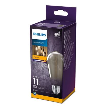 LED Pirn VINTAGE Philips ST64 E27/2.3W/230V 1,800K