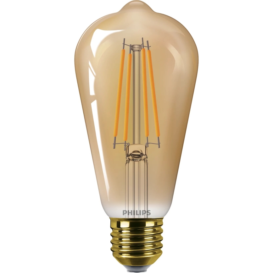 LED Pirn VINTAGE Philips ST64 E27/7W/230V 1800K