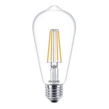 LED Pirn VINTAGE Philips ST64 E27/7W/230V 2700K