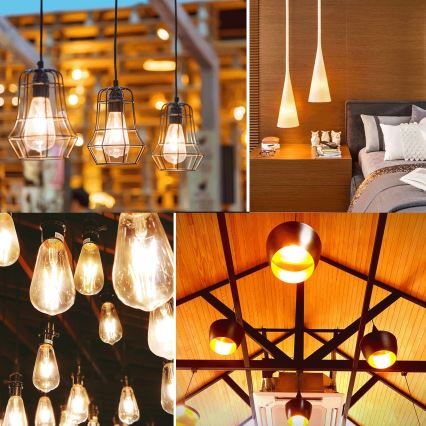 LED pirn VINTAGE ST64 E27/20W/230V 2700K - Aigostar