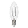 LED Pirn WHITE FILAMENT C35 E14/4,5W/230V 3000K