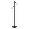 LED põrandalamp 2xE27/7W/230V 2000K must/kuldne